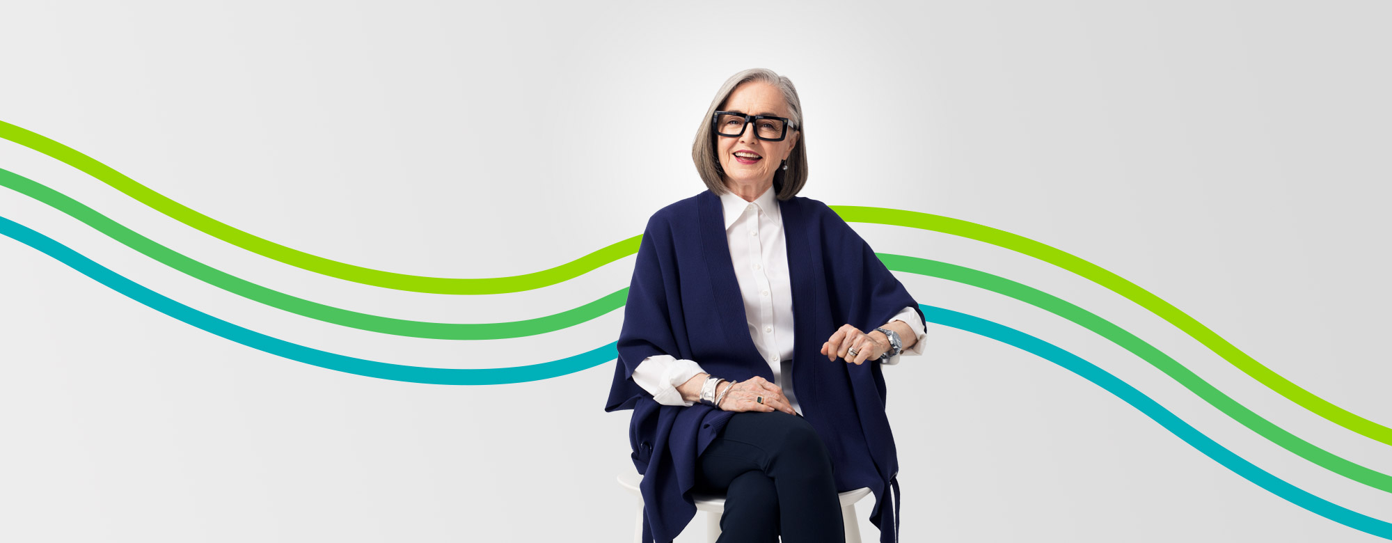 Smiling retired woman featured in an article about the financial advisor questionnaire